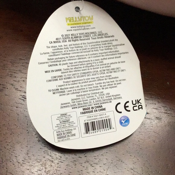 SQUISHMALLOW GALIC RATCOON S8 # 1350 b SQUISHDATE 11.16.2021 - Picture 6 of 6